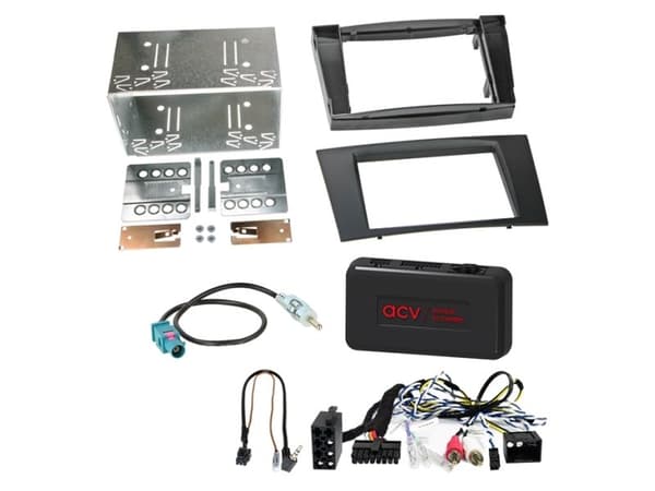 Komplett 2-DIN-kit til Mercedes CLS (C219)/E-Class (W211)