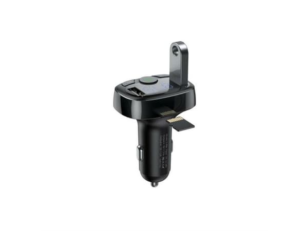 Baseus CCMT000001, Digitaalinen, FM, 87,5 - 108 MHz, LED, Bluetooth/USB, MicroSD (TransFlash)
