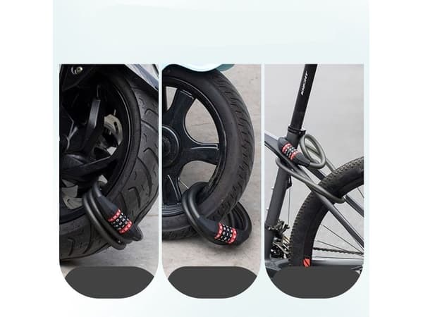 Sykkellås Rockbros RKS507 5-sifret kode