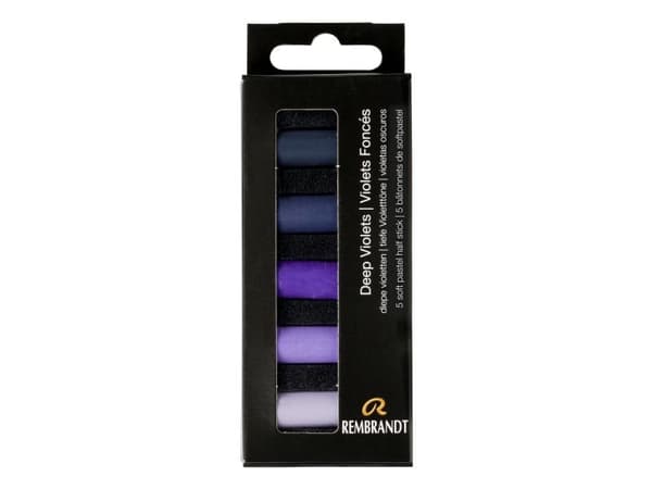 Rembrandt Soft pastell sett Deep Violets | 5 halvpastell