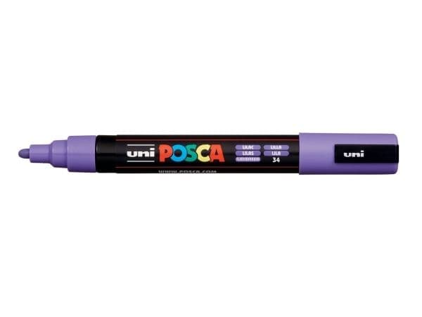 Uni POSCA PC-5M lilla tusj