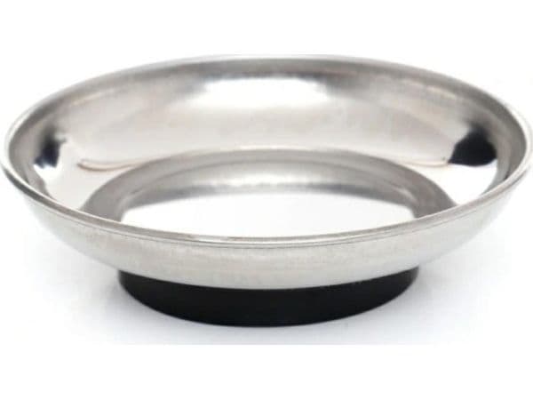 SILVER magnetisk rund skål