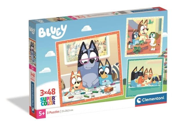 Pussel Bluey 2026, 3x48 bitar