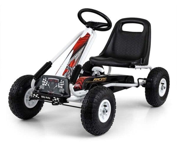 Milly Mally gokart Thor, vit