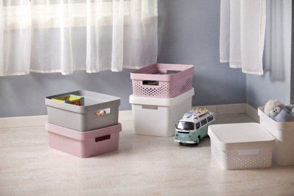 Curver INFINITY 11L rosa med lock