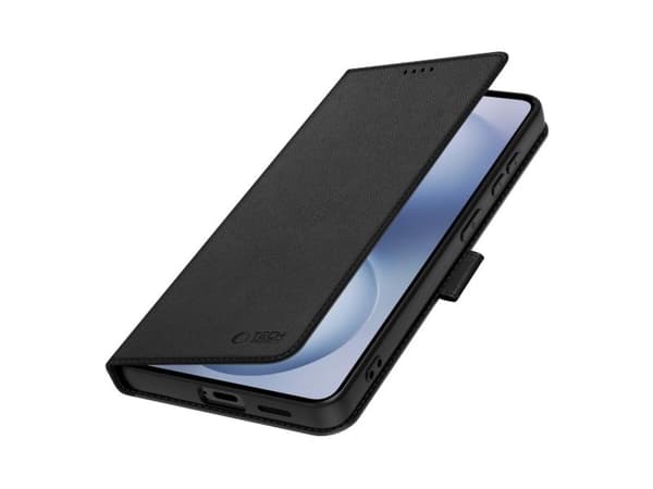 Tech-Protect Wallet Case for Samsung Galaxy S26 - Black