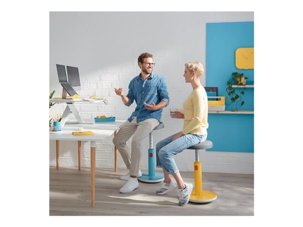 Balancestol Ergo sid-stå Cosy gul Balancestol Ergo sid-stå Cosy gul