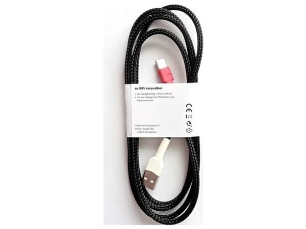 Volla USB-kabel USB-A hanplugg, USB-C® plugg 1,5 m 4260738460323