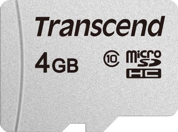 Transcend 300S - Flashminnekort - 4 GB - Class 10 - microSDHC