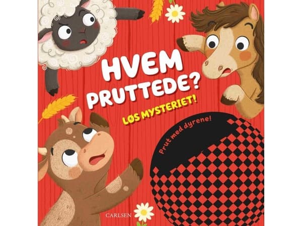 Hvem pruttede? En papbog med pruttepude |