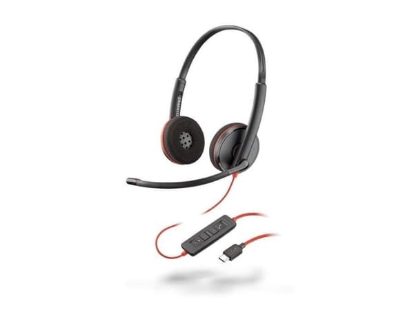 Poly Blackwire C3220 USB-C - 3200 Series - hodesett - on-ear - kablet - USB-C - lydisolerende