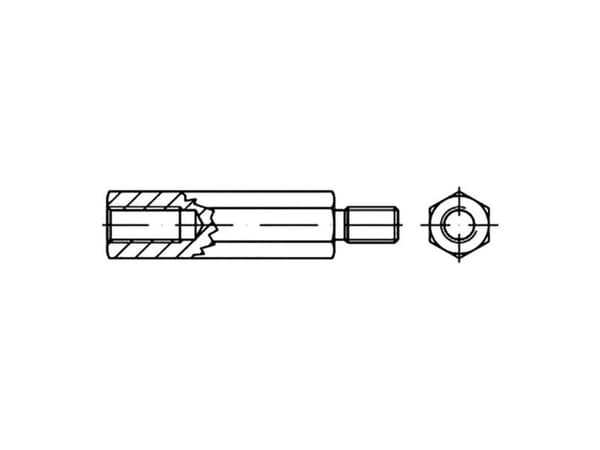 TOOLCRAFT 35 mm Galvaniseret stål 149954 100 stk