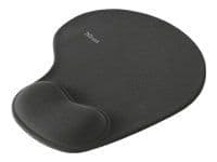 Trust Bigfoot Gel Mouse Pad - Musematte med håndleddsstøtte - svart