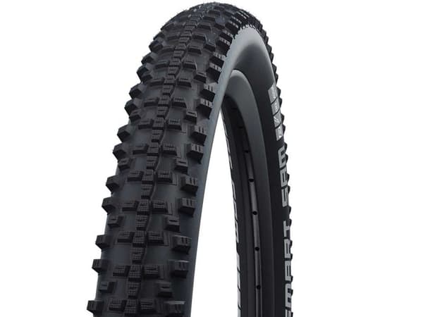 Schwalbe Smart Sam, 26", MTB, Tubeless Ready, Foldevulst, Off-road, Sort