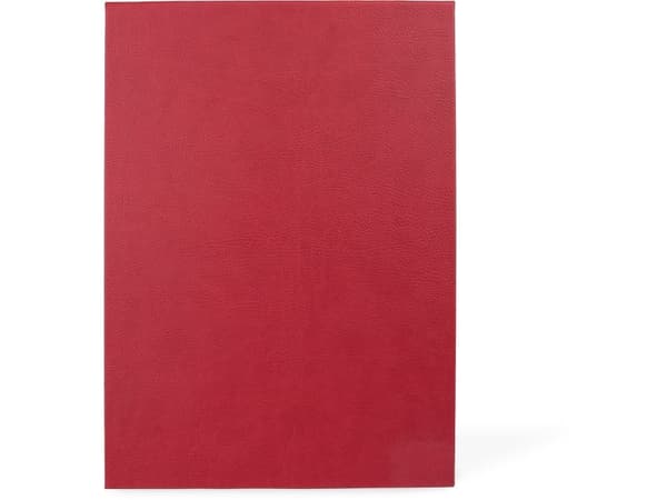 Classic A4 MENU clipboard med magnet clip, rød