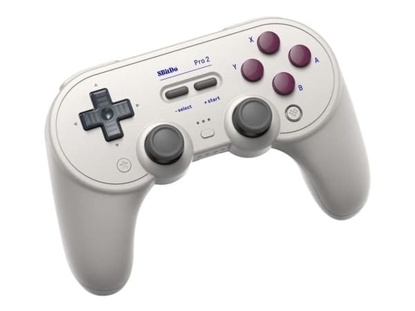 8Bitdo Pro 2 - Håndkonsoll - trådløs - Bluetooth - G klassisk - for Nintendo Switch, PC, Steam, Android, Raspberry Pi