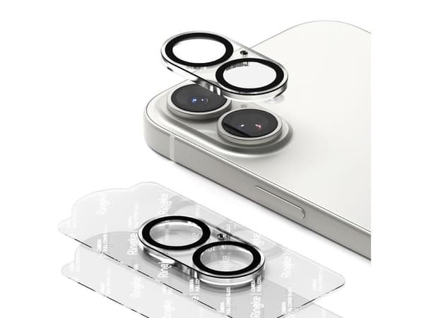 Ringke CAMERA FULL COVER skydd 2-pack iPhone 17 - svart