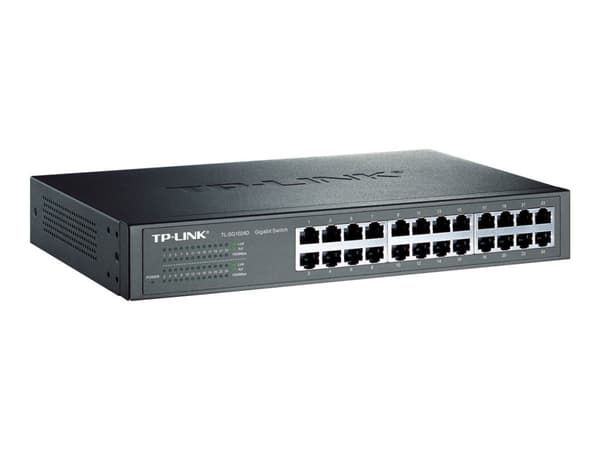 TP-Link TL-SG1024D - Switch - 24 x 10/100/1000 - stasjonær, rackmonterbar