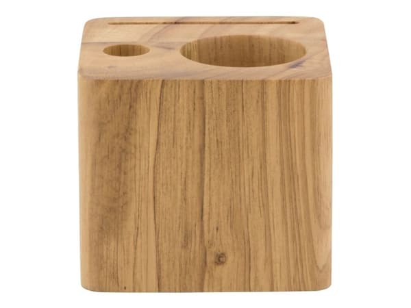Securit® CUBE til regning i massivt træ i teak