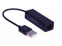 MicroConnect - Nätverksadapter - USB 2.0 - 10Mb LAN - svart