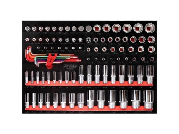 KS Tools 811.0099, Støpselsett, 99 hoder, 7,66 kg