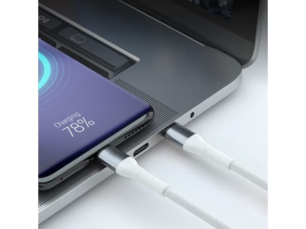 3mk 3mk Cable 3mk Hyper Cable N-SERIES USB-A / Lightning 2 m 5V/2.4A 12W - vit