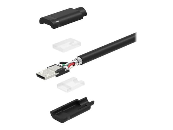 Unitek Y-C435GBK - USB-kaapeli - Micro-USB Type B (han) til USB (han) - USB 2.0 - 2.4 A - 3 m - lajiteltu