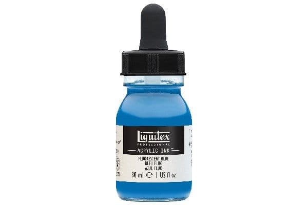 Proff. akrylfärg 30 ml fluorescerande blå 984
