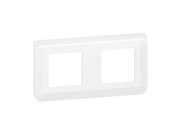 LEGRAND Mosaiikkikehys vaakasuora 2x2moduuli Valkoinen