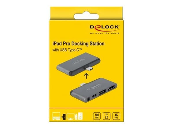 Delock Mini - Dockningsstation - USB-C - HDMI