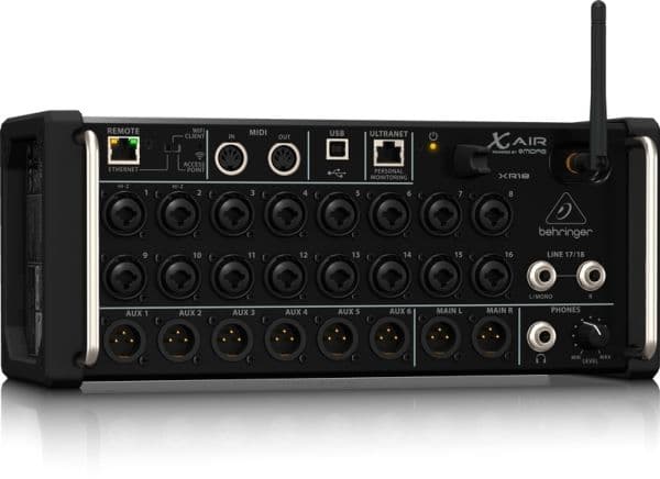 Behringer XR18, 18 kanavaa, Musta