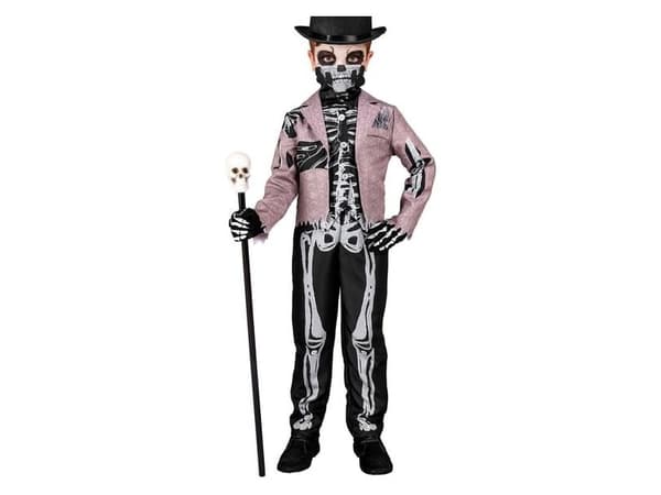 Skelet brudgom kostume
