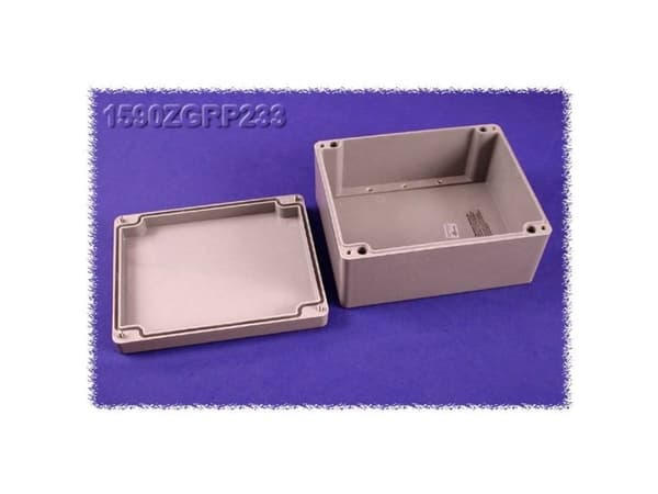 Hammond Electronics 1590ZGRP233PL Insert teräslevy Luonto 1 kpl