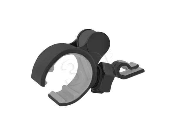 Qoltec - Bilholder for mobiltelefon - svart