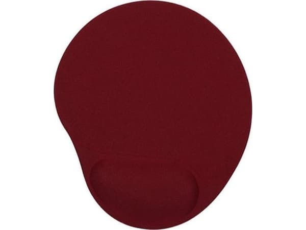 Powerton musematte ergonomisk gel, rød vin, Powerton