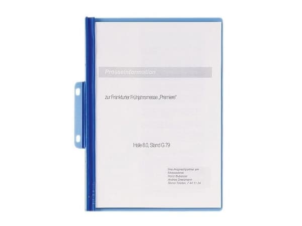 Durable Durabind, Blå, PVC, 30 ark, A4, 1 styck