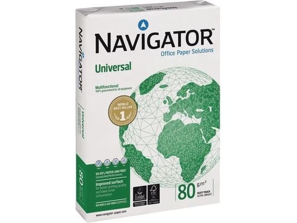 Kopipapir Navigator Universal A3 80g hvid - (500 ark)