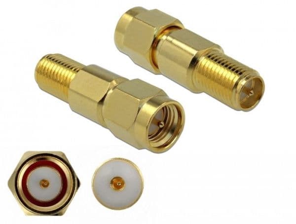 Delock - RF-adapter - SMA hann til RP-SMA hunn