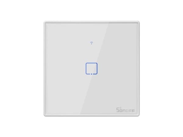 Sonoff T2EU1C-RF, Vit, Plast, Väggmontering, 0.433 GHz, 86 mm, 9 mm