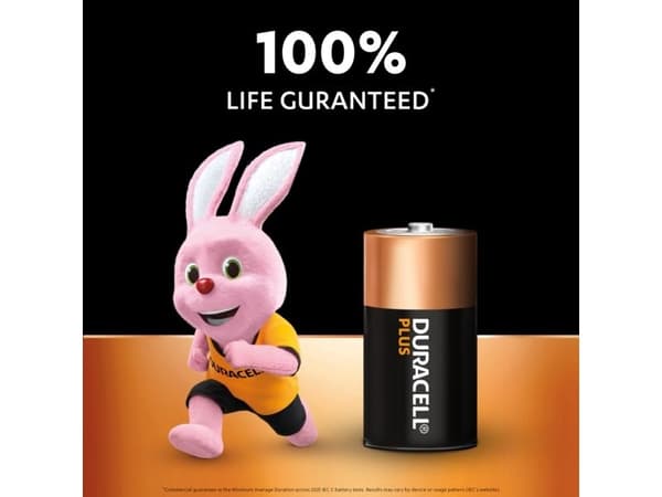 Duracell LR-14, Engångsbatteri, LR14, Alkalisk, 1,5 V, 2 styck