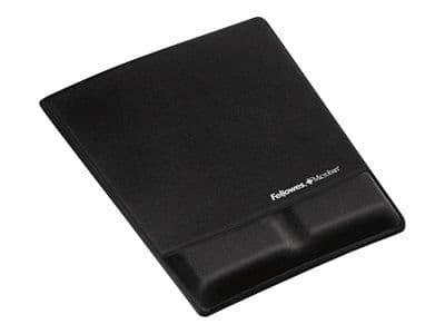 Fellowes Wrist Support - Musematte med håndleddsstøtte - svart
