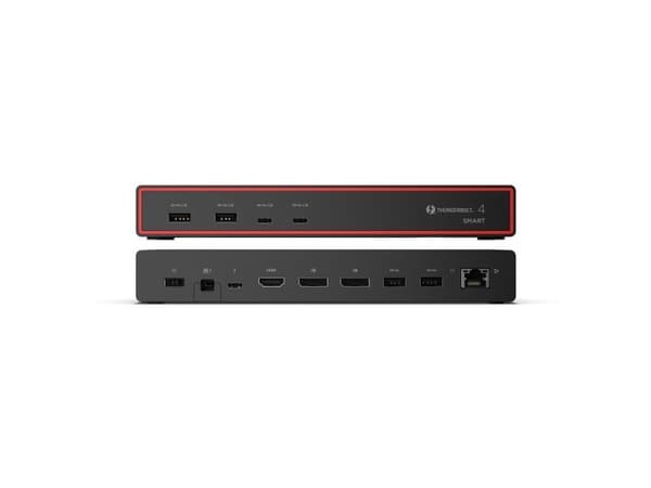 Lenovo ThinkPad Thunderbolt 4 Smart Dock Gen2 7500, Langallinen, Thunderbolt 4, 100 W, 2500 Mbit/s, Musta, Eclipse Black