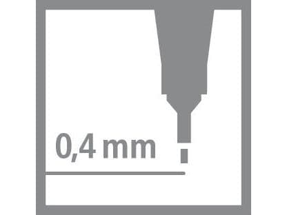 STABILO point 88, Multifärg, Fin, Multifärg, Plast, Hexagonal, 0,4 mm