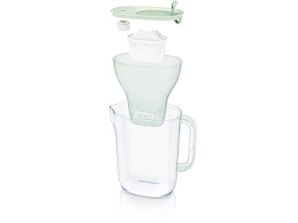 Brita 1051367, Veden suodatuspullo, 2,4 L, Vihreä, Läpinäkyvä