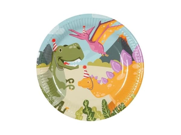 Dinosaur Party tallerkner