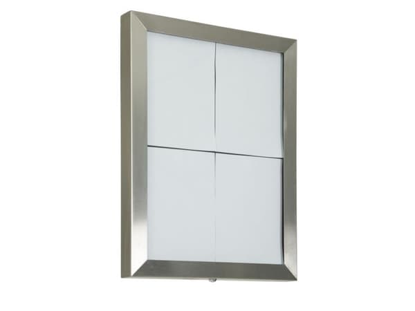 Securit® CLASSIC informationsdisplay i rustfrit stål