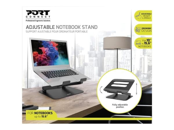 PORT Connect - Notebookstativ - 10" - 15.6"