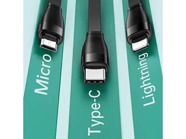 USB-kabel Usams USB-A til Lightning 1 m blå (Usa001134)