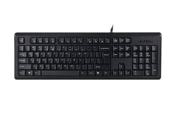 A4Tech KR-92 - Tastatur - USB - USA - svart