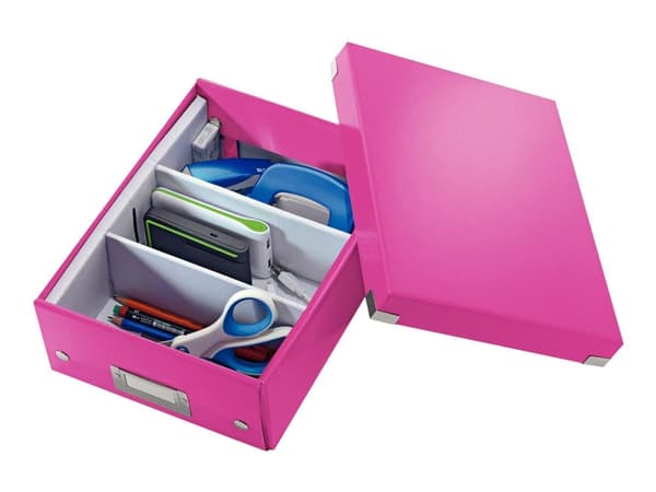Leitz Click & Store WOW Small - Förvaringsbox - rosa